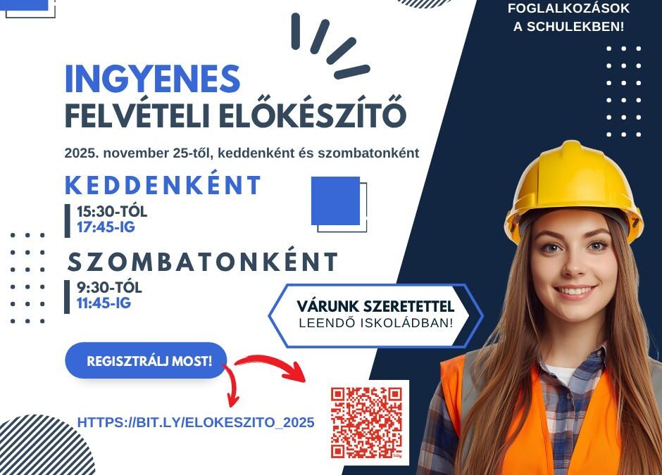 Ingyenes felvételi előkészítő