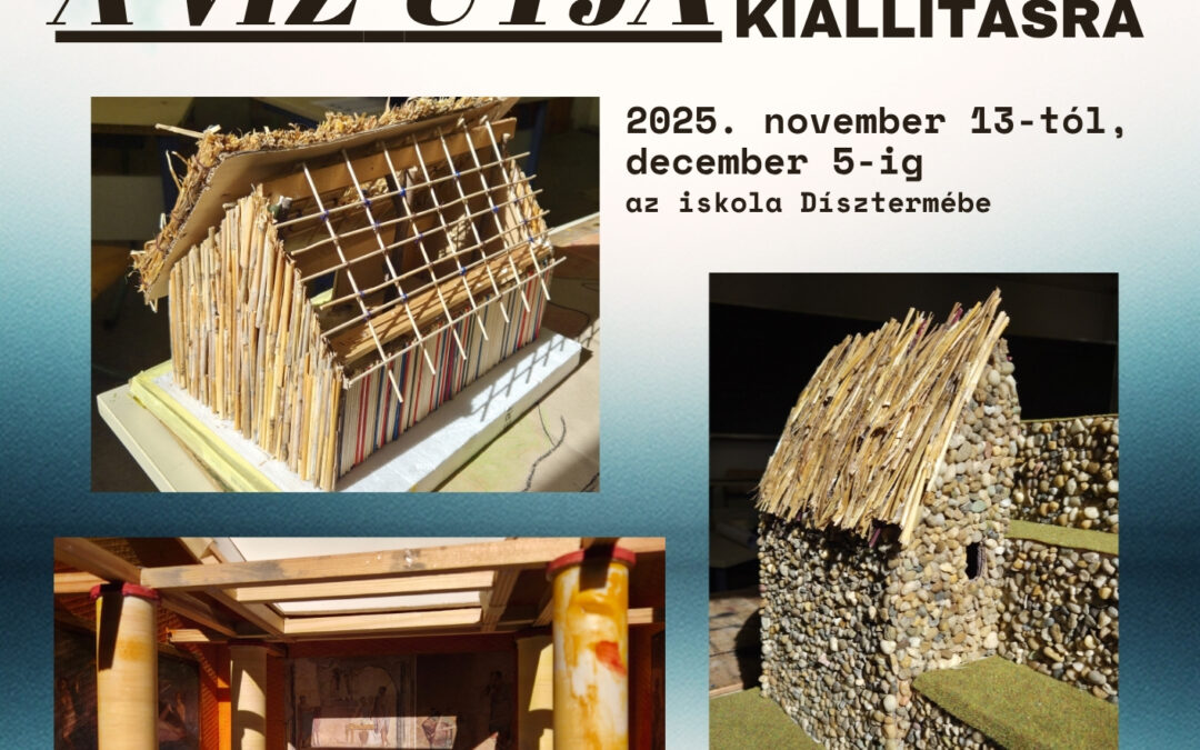 Iskolánk kiállítást rendezett diákjaink Vizuális kultúra órai munkáiból